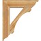 Ekena Millwork Legacy Traditional Rough Sawn Bracket w/ Offset Brace, Western Red Cedar, 8"W x 30"D x 34"H BKT0806X30X34LEC01RWR - alternate 3